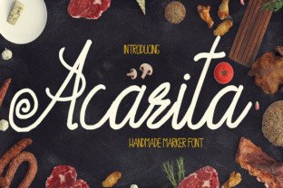 Acarita: The Handmade Font That Elevates Your Craft