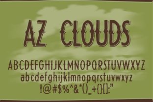 AZ Clouds: A Clean, Accent-Focused Sans Serif for Branding