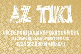 AZ Tiki: A Font That Brings 50s Pop Art to Life