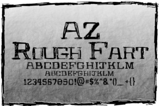 Boost Your Brand with AZ Rough Fart Font