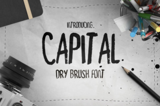 Capital Dry Brush: A Font That Elevates Your Brand