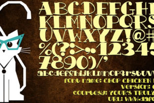 Chop Chicken N Beef: A Font That Brings Handmade Magic to Life
