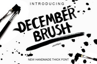 December Brush: A Font That Adds Heart to Every Project