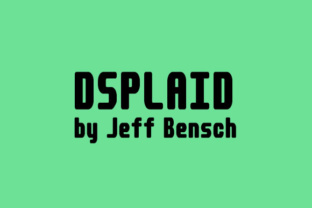 Dsplaid: A Display Font for Editorial Design and Branding