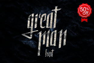 Great Man: A Display Font for Bold Web Design