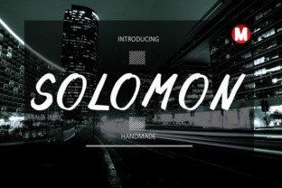 Introducing Solomon: A Font That Breathes Life Into Your Creations