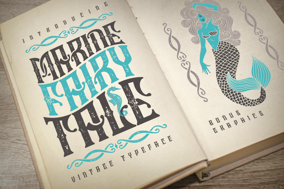 Marine Fairytale: A Font That Speaks to the Soul of Editorial Design