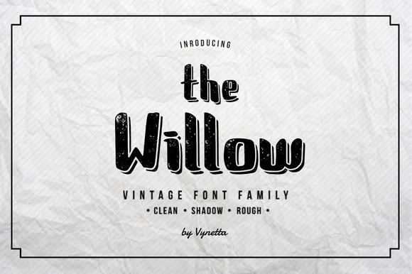The Willow: A Display Font for Stronger Brand Communication