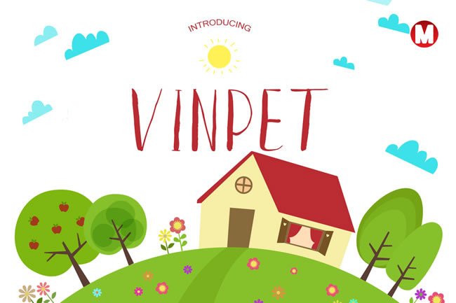 Vinpet: A Display Font for Modern Web Design