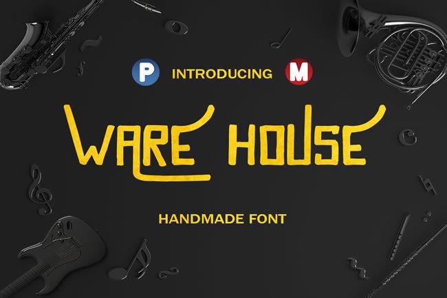 Ware House: A Playful Typeface for Editorial Design